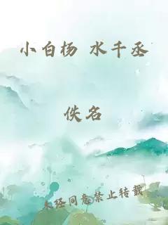 小白杨 水千丞